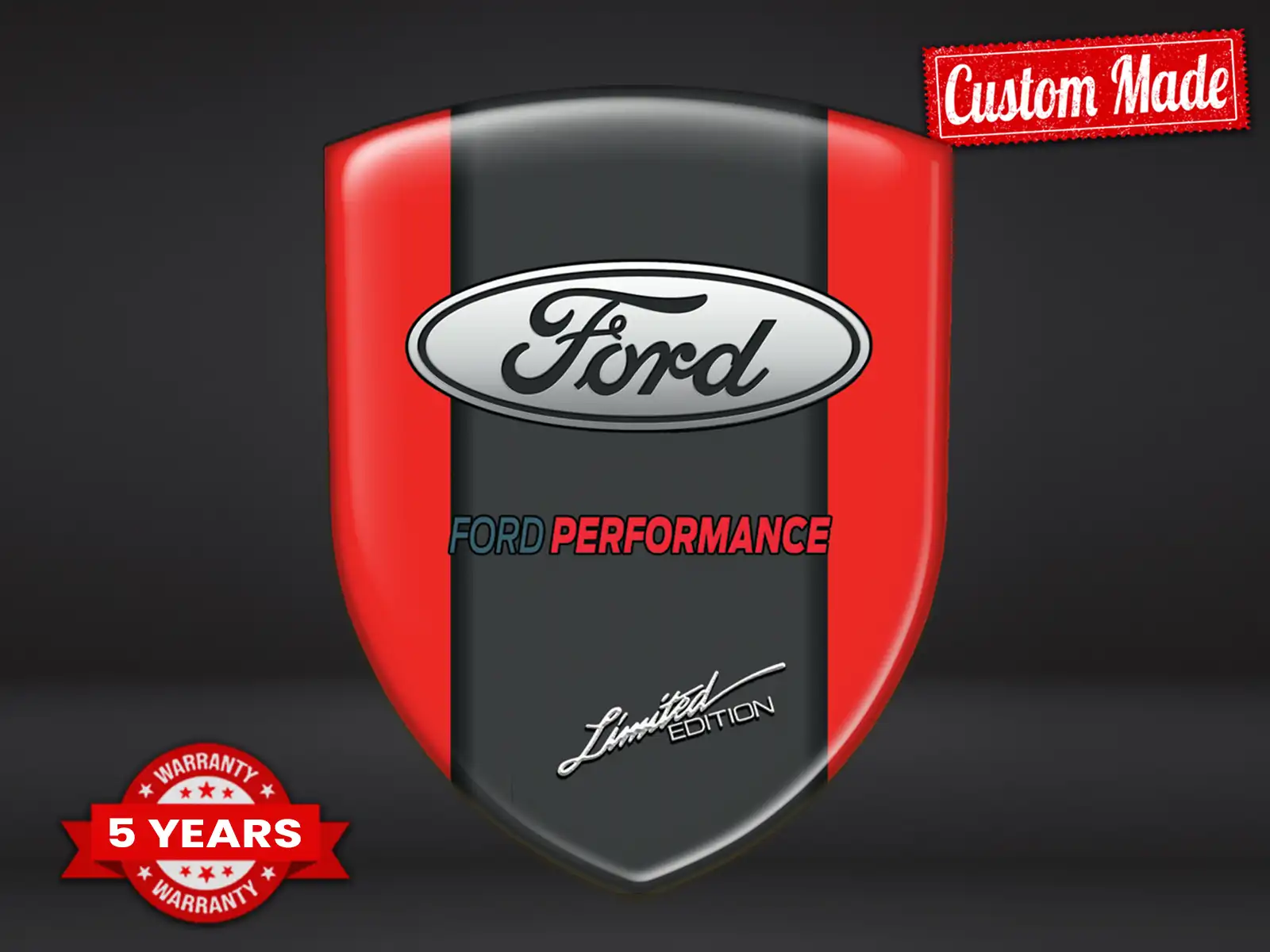 Ford Domed Decals Sticker Car Durable High End Modern